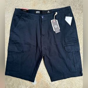 Men’s navy blue cargo shorts